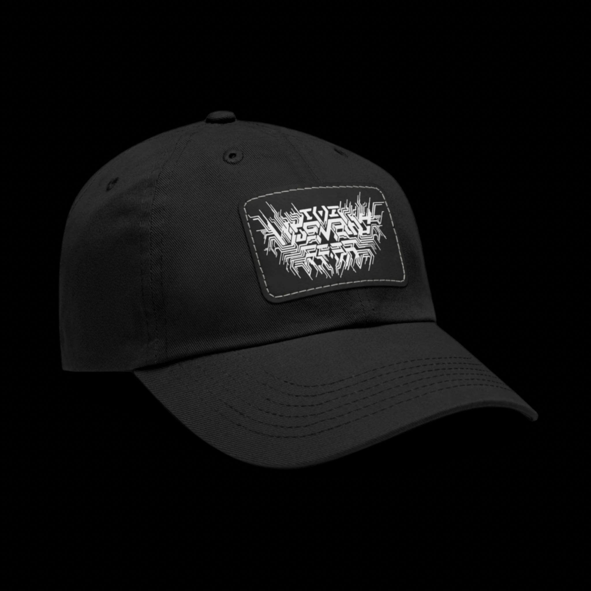 Leather Patch Logo Hat
