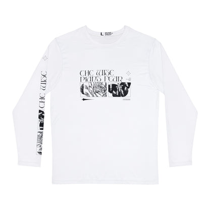 With my Lesser Self Longsleeve Tee (white)