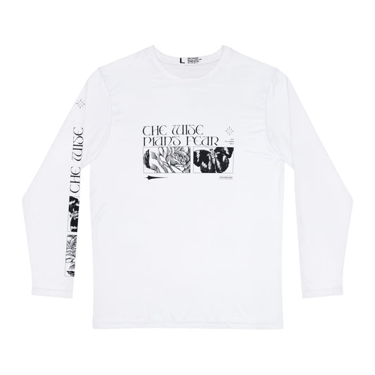 With my Lesser Self Longsleeve Tee (white)